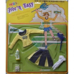 Vestito Free 'n Easy Cheerleader per bambola Barbie e simili