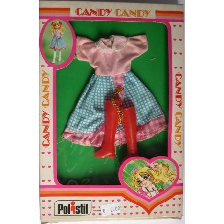 Vestito rosa e azzurro per Bambola Candy Candy