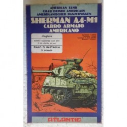 Atlantic soldatini carro armato americano Sherman A4-M1 H0