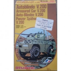 Atlantic soldatini carro armato Autoblindo V.200 H0