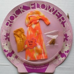 Mattel Rock Flowers Vestito Tie Dye Maxi