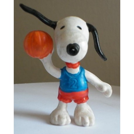 Personaggio Snoopy pallacanestro miniatura