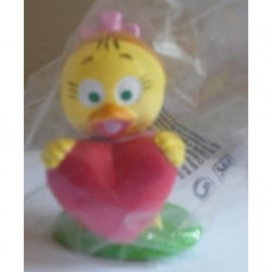 Calimero Pupazzo miniatura Priscilla con cuore 1996