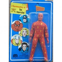 Mego personaggio Super Eroi Fantastici 4 Torcia Umana Human Torch