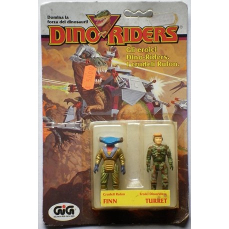 Dino Riders personaggi Finn & Turret