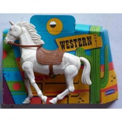 Baravelli Western Mobil cavallo bianco 1/24