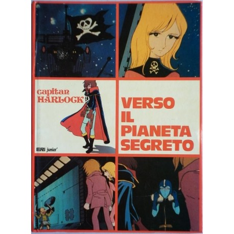 Libro cartonato Capitan Harlock Il pianeta segreto 1978