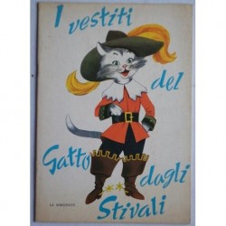 Libro da ritagliare I vestiti del Gatto con gli Stivali 1966