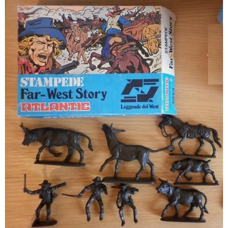 Atlantic soldatini serie Storia del West Stampede 1/32