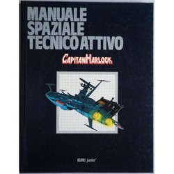 Libro cartonato Capitan Harlock Manuale spaziale tecnoattivo 1979