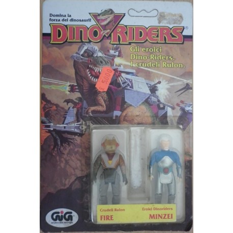 Dino Riders personaggi Fire & Minzei