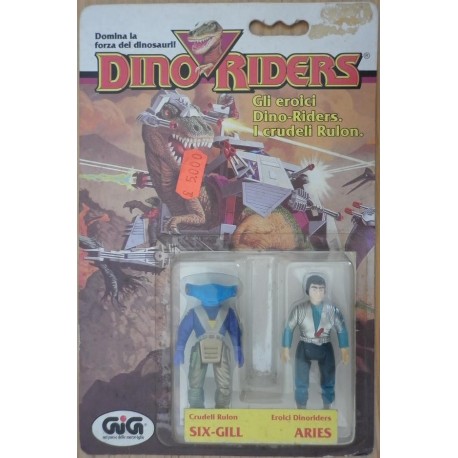 Dino Riders personaggi Six Gill & Aries