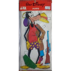 Walt Disney pupazzo carta Pippo da vestire 1974
