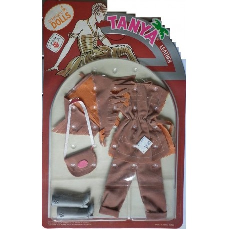 Vestito Leather pelle per bambola Tanya