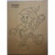 Walt Disney personaggio Pinocchio traforo in legno