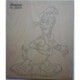 Walt Disney personaggio Paperino traforo in legno