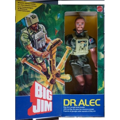 Mattel Big Jim personaggio Dr. Alec 1984