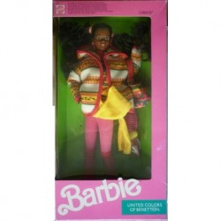 Barbie bambola Benetton Christie 1990