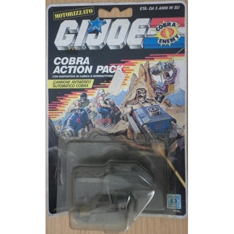 Gi Joe Cobra action pack Cannone antiaereo automatico 1987