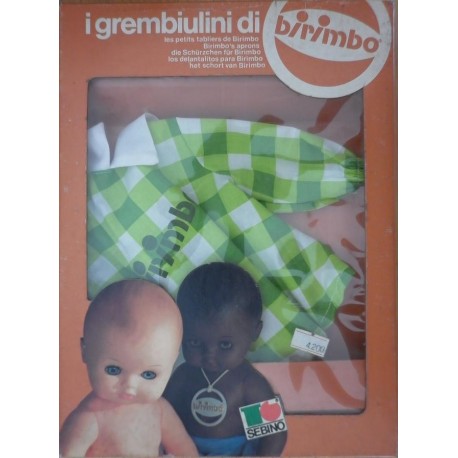 Vestito i grembiulini per bambola Birimbo