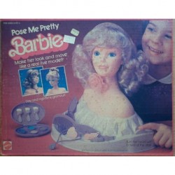 Barbie pose me pretty testa da truccare 1983