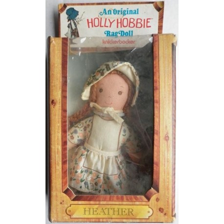Knickerbocker Holly Hobbie bambola pezza Heather 1976