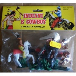 Soldatini Luca Indiani a cavallo 1/32