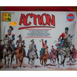 Soldatini A-Toys 1815 cavalleria pesante inglese e francese 1/72