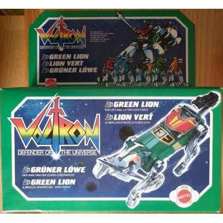Mattel Voltron robot Leone verde 1984