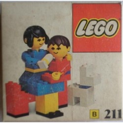 Lego B211 Mamma con bambino 1976