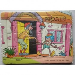 Mini puzzle cartoni animati Pinocchio 1980