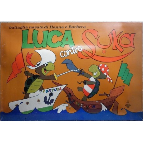 Gioco battaglia navale Hanna & Barbera Luca contro Suka 1975