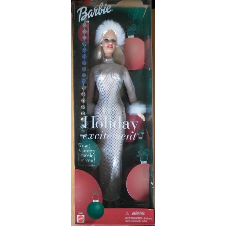 Barbie bambola di Natale Holiday Excitement 2001