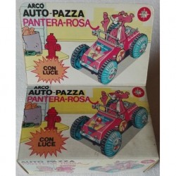 Reel Pantera Rosa auto pazza con luce 1984