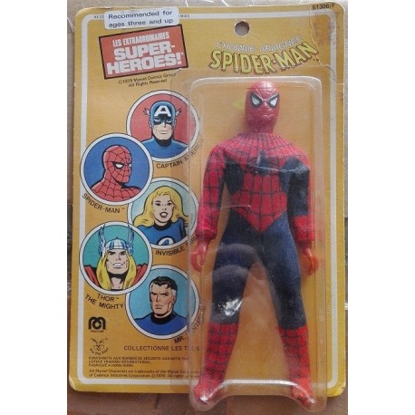 Mego personaggio Super Eroi Uomo Ragno Spiderman 20 cm