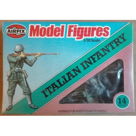 Soldatini Airfix Fanteria Italiana 14 pz 1/32 1980