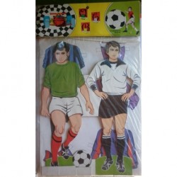 Malipiero calciatori da vestire bambole di carta