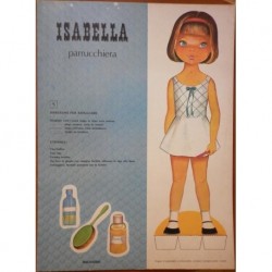 Malipiero bambola di Carta Isabella parrucchiera 1969