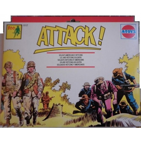 Soldatini A-Toys americani e vietcong H0