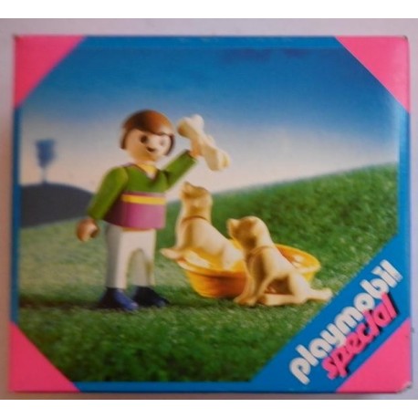 Playmobil special 4598 bambino con cani 2002