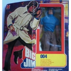Mattel Big Jim personaggio 004 cambia faccia 1981