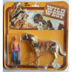 Soldatini Ceppiratti Wild West Indiano a cavallo 1981