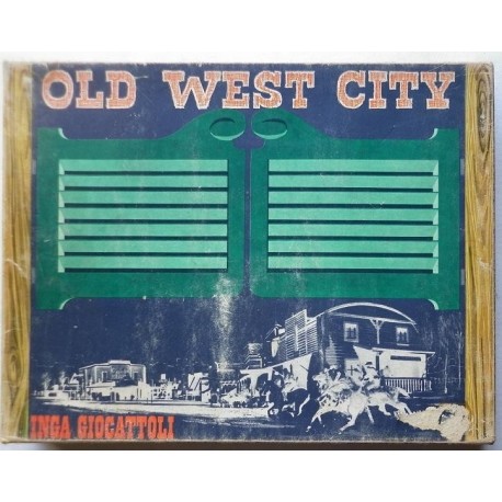 Inga giocattoli Old West City ufficio postale legno anni 60