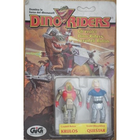 Dino Riders personaggi Krulos e Questar