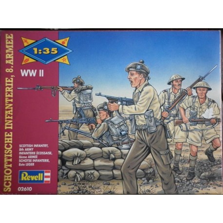 Revell soldatini 2 guerra mondiale 8th army 1/35