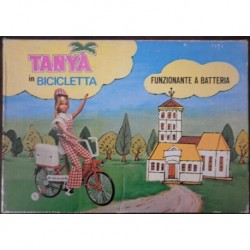 Bambola Tanya in bicicletta