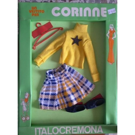 Italocremona vestito per bambola Corinne Corinna