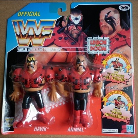 WWF personaggi Wrestling Legion of Doom Hawk e Animal
