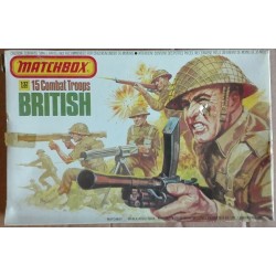 Matchbox soldatini truppe da combattimento inglesi 1/32 1976