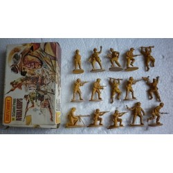 Matchbox soldatini truppe da combattimento Afrikakorps 1/32 1983